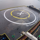 Barcaza donde aterrizó el cohete Falcon 9.